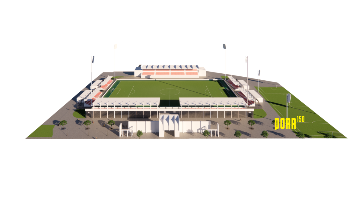 PORR odstartuje stavbu fotbalového stadionu v Pardubicích 