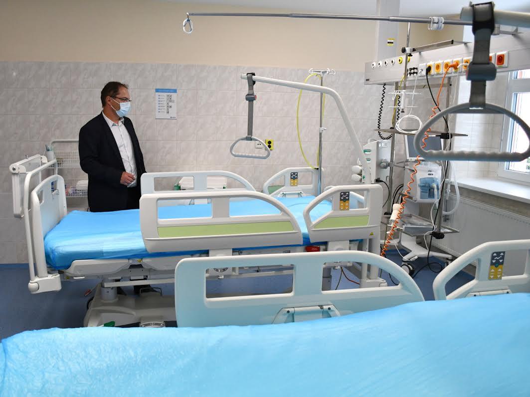Po havárii vodovodu v litomyšlské nemocnici kraj podpořil celkovou rekonstrukci oddělení