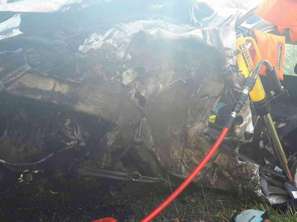 Nehoda tři vozidel na silnici I/35 před Litomyšlí