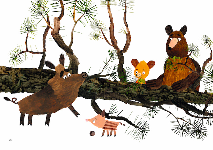 Mlsne medvedi pribehy ilustrace z knizky 2 TZ