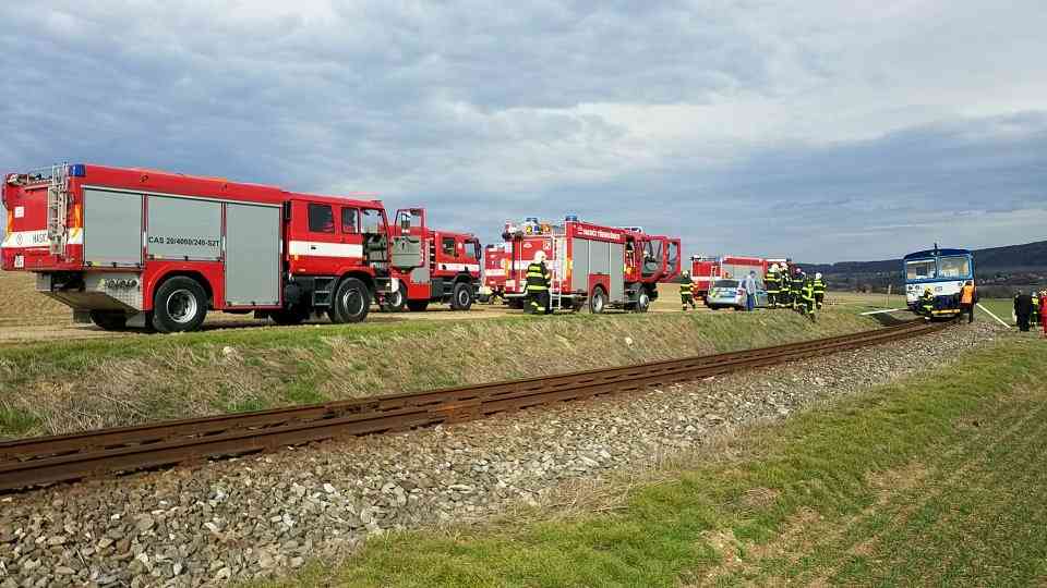 U Ronova nad Doubravou se stala železniční nehoda