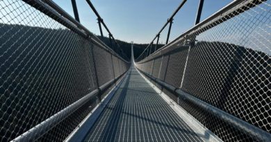 Nejdelší visutý most na světě se otevírá na Dolní Moravě, a to už od zítřka