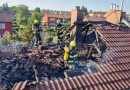 VIDEO: Plameny zničily finský domek, škoda je 5 milionů korun